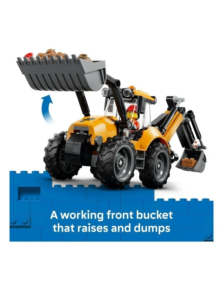 Lego City 60480 Backhoe Loader