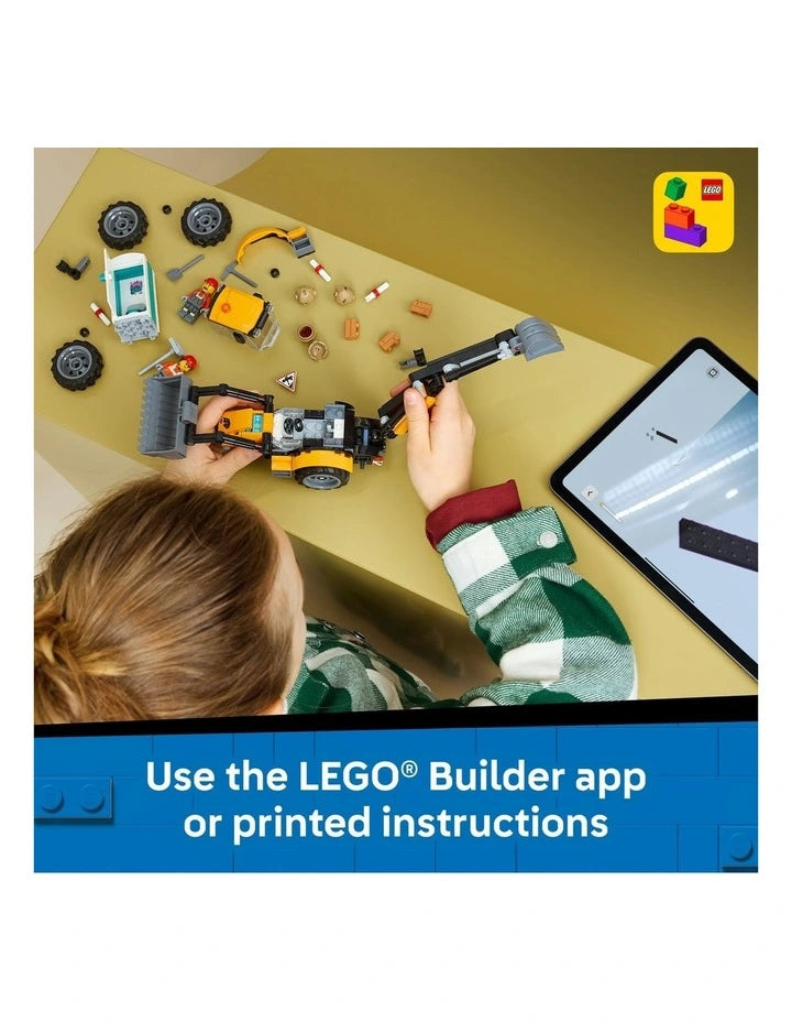 Lego City 60480 Backhoe Loader
