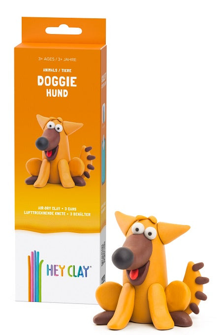 Hey Clay Sculpting Clay Animals 3 Can Set Doggie