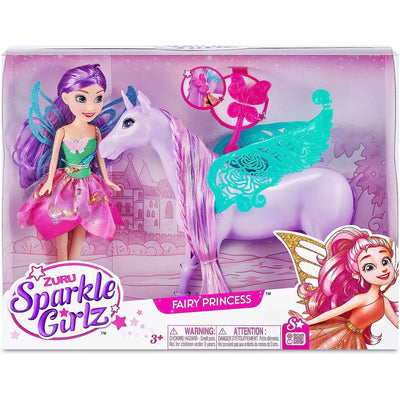 Sparkle Girlz Fairy Princess And Horse Playset