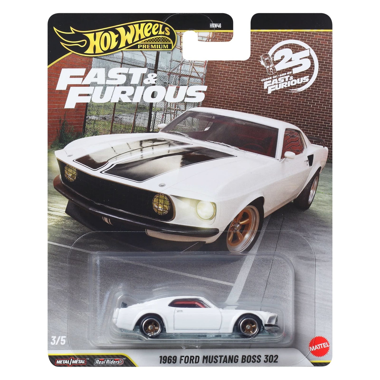 Hot Wheels Premium Fast And Furious 1969 Ford Mustang Boss 302