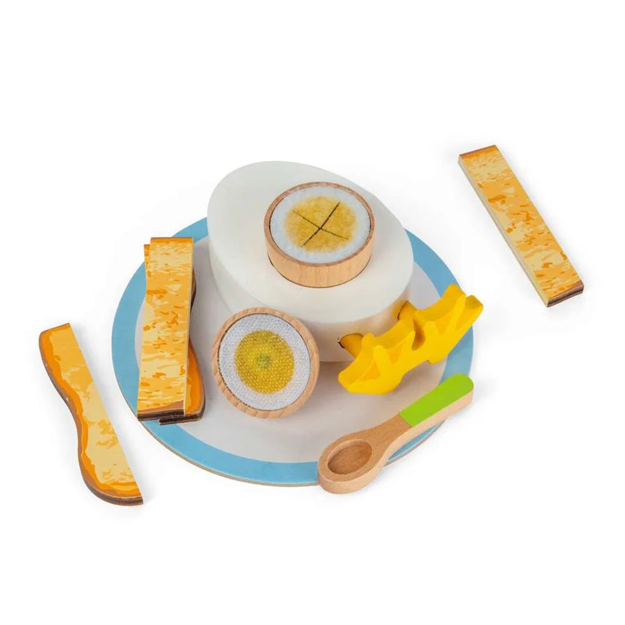 Big Jigs Dippy Eggs Wooden Toy Playset