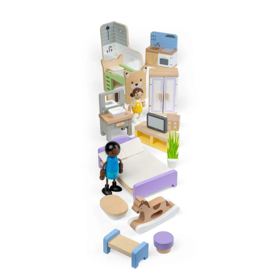Big Jigs Dolls House Wooden Furniture Set
