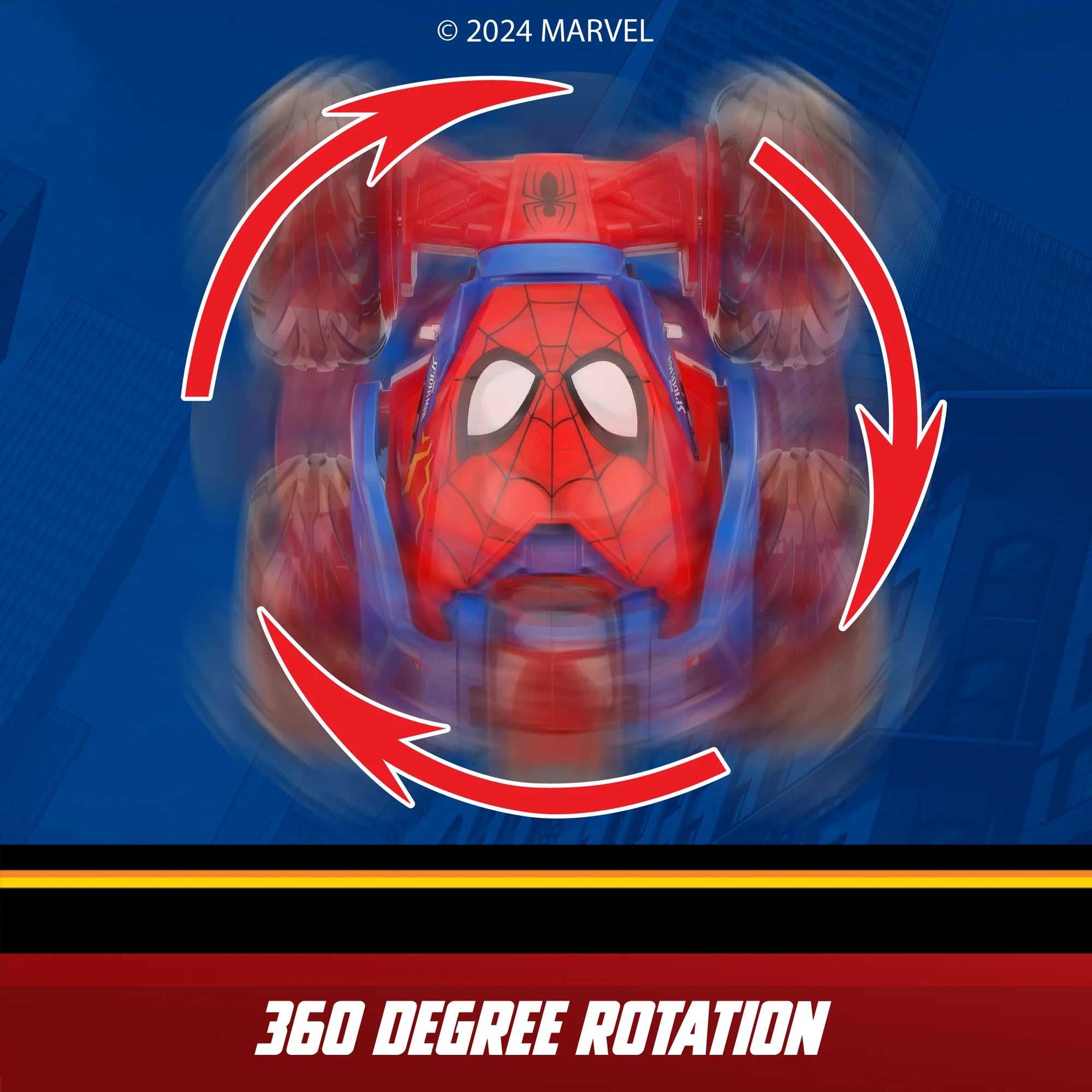 SpiderMan Remote Control Spiderman Stunt Vehicle