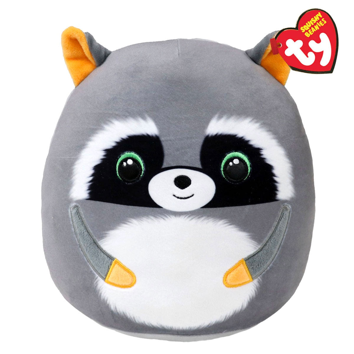 TY Sneaky Raccoon Squishy Beanie 10"