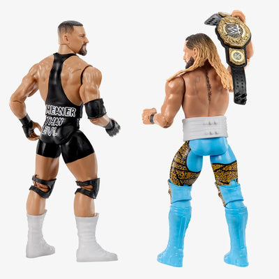 WWE Main Event Showdown Wrestling Figure Twin Pack Bron Breakker And Seth "Freakin Rollins"