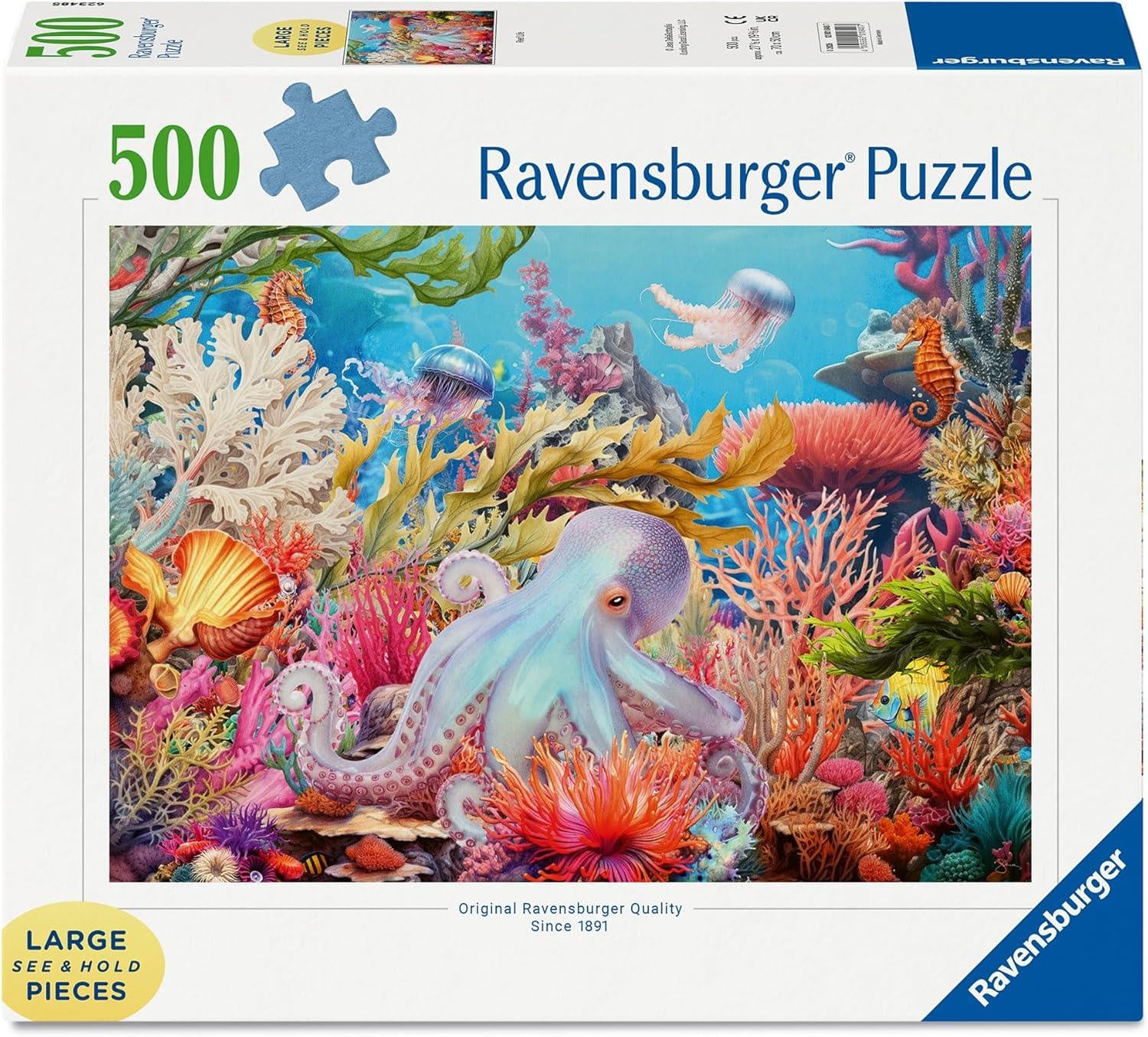 Ravensburger Reef Life 500pc Large Piece Jigsaw Puzzle
