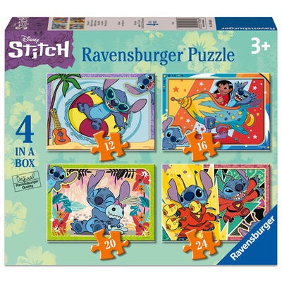 Disney Stitch 4 In A Box Jigsaw Puzzle