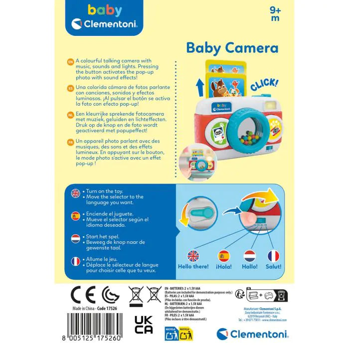 Clementoni Baby Camera