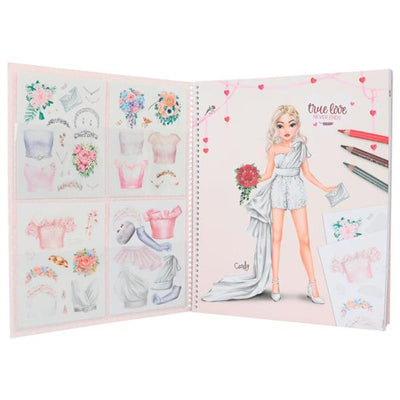 TopModel Wedding Special Sticker And Colouring Book