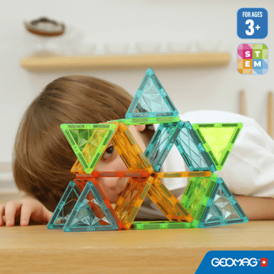 GEOMAG Magnetic Tiles Gems 60pc Set