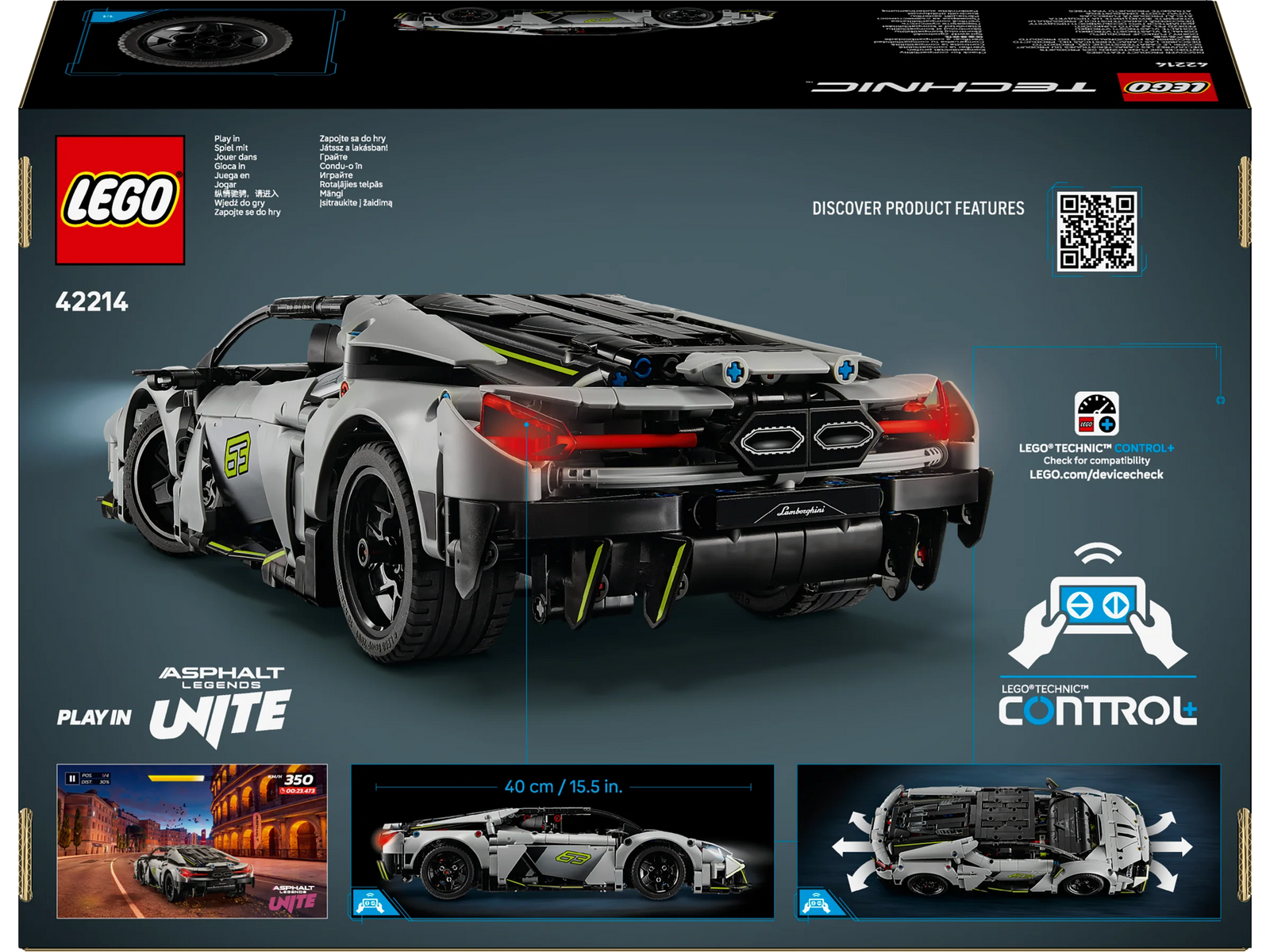 Lego Technic 42214 Lamborghini Revuelto Super Sports Car