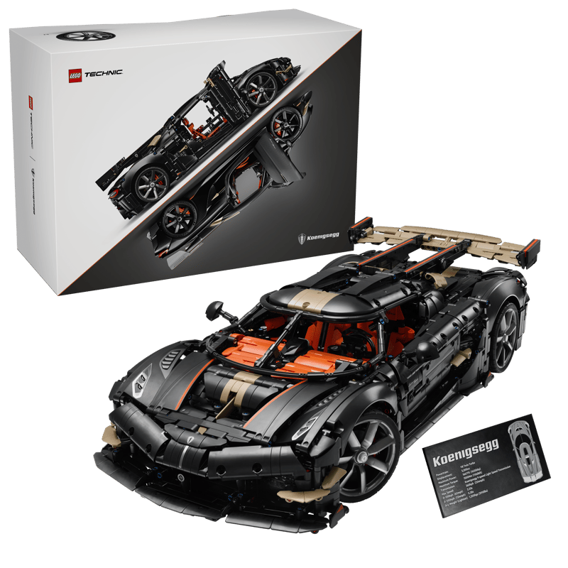 Lego Technic 42232 Koenigsegg Sadair's Spear Mega Car Set
