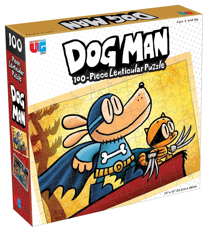 Dog Man 100pc Lenticular Jigsaw Puzzle