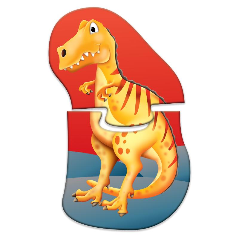 My First Puzzles 4 In A Box Jigsaw Puzzle Dinosaur