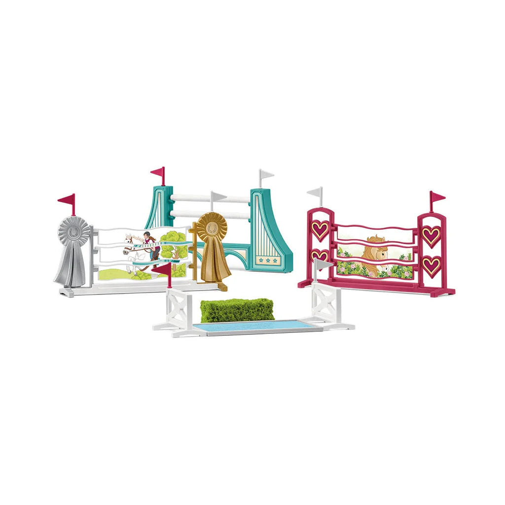 Schleich Horse Club 42612 Horse Obstacle Course And Accessories