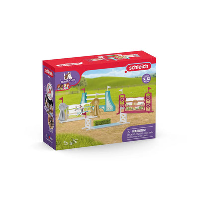 Schleich Horse Club 42612 Horse Obstacle Course And Accessories