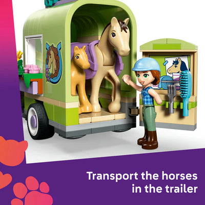 Lego Friends 42695 Horse And Baby Foal Trailer