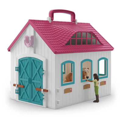 Schleich Horse Club 42703 Open Stable Little Horseshoe Playset