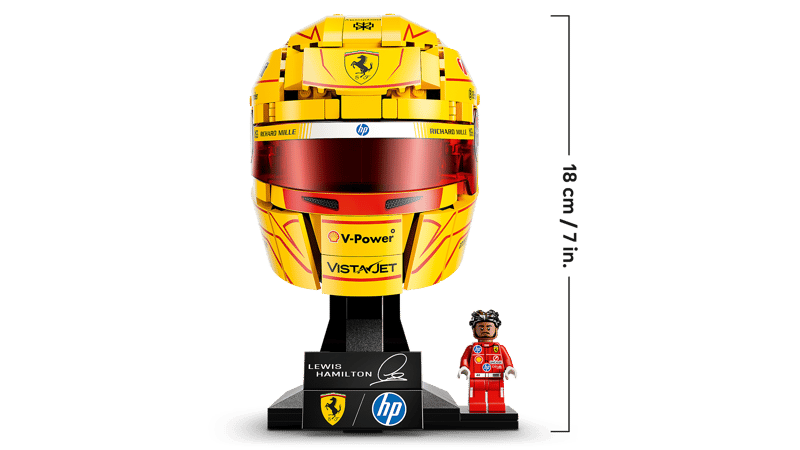 Lego Editions 43022 Scuderia Ferrari HP Lewis Hamilton Helmet