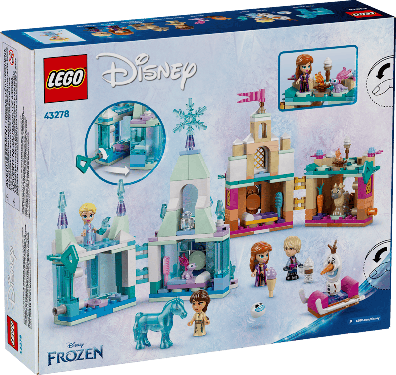 Lego Disney 43278 Mini Arendelle castle And Elsa's Ice Palace