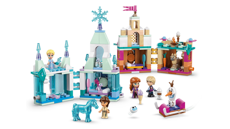 Lego Disney 43278 Mini Arendelle castle And Elsa's Ice Palace