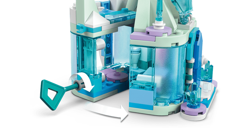 Lego Disney 43278 Mini Arendelle castle And Elsa's Ice Palace