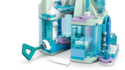 Lego Disney 43278 Mini Arendelle castle And Elsa's Ice Palace