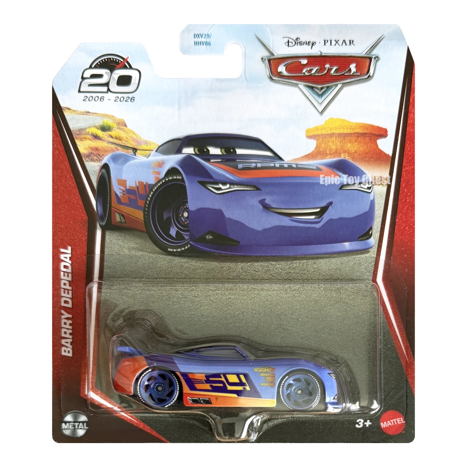 Disney Cars Die Cast Vehicle Barry Depedal