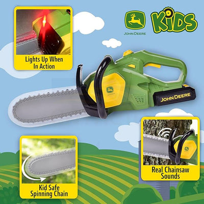 John Deere Motorised Toy Chainsaw