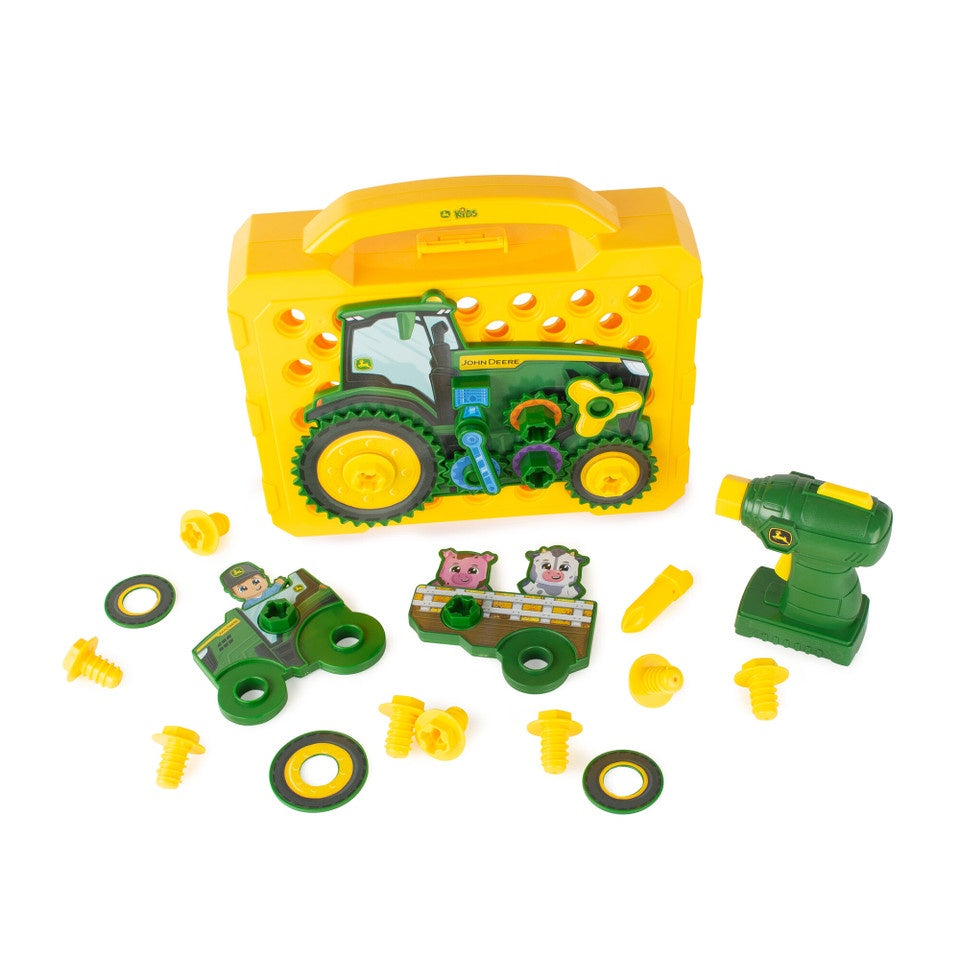 Jon Deere Build A Buddy Activity Board Carry Case