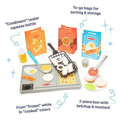 Melissa & Doug Flip and Fry Grill Playset