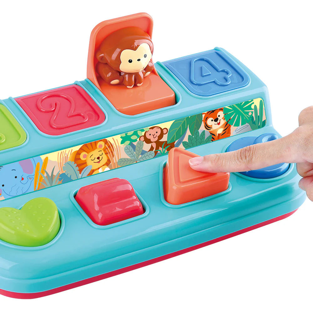 Playgo Hide And Pop Safari Friends Infant Toy