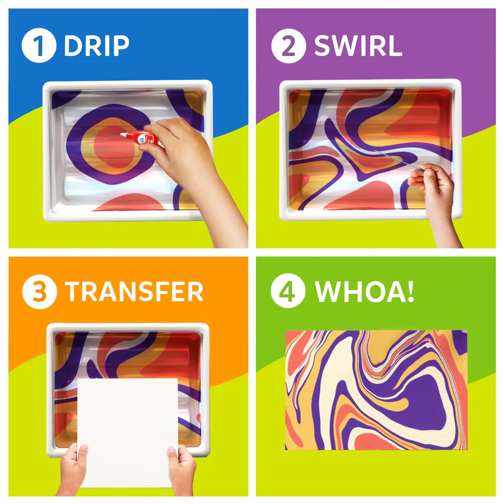 Skillmatics Marbling Magic Paint Kit