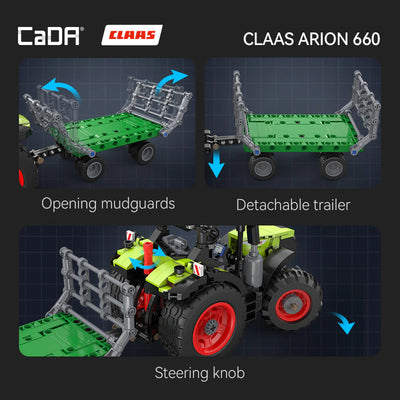 CaDA CLAAS Orion 660 448pc Construction Set