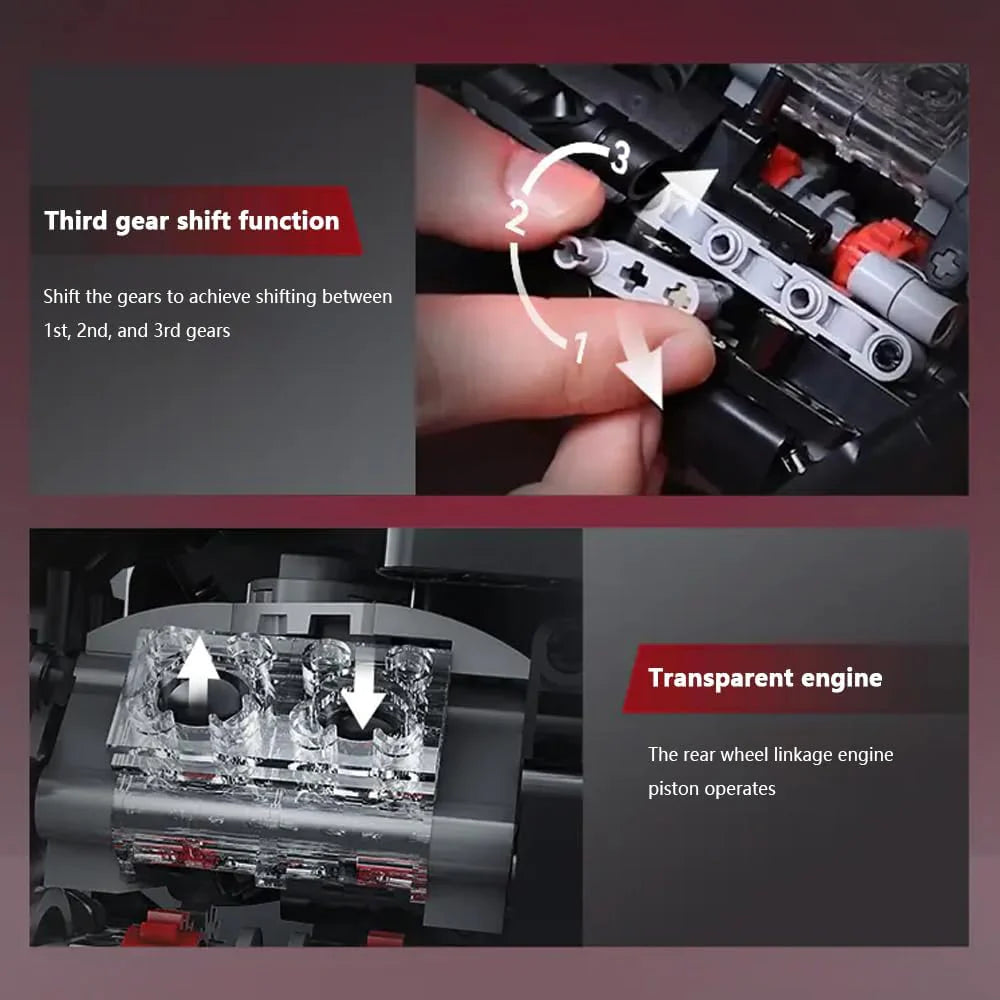 CaDA Suzuki Katana 2022 Motorbike 1104pc Construction Set