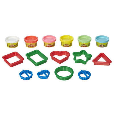 Play-Doh Shapes Playset With 6 Tubes And Shape Cutters