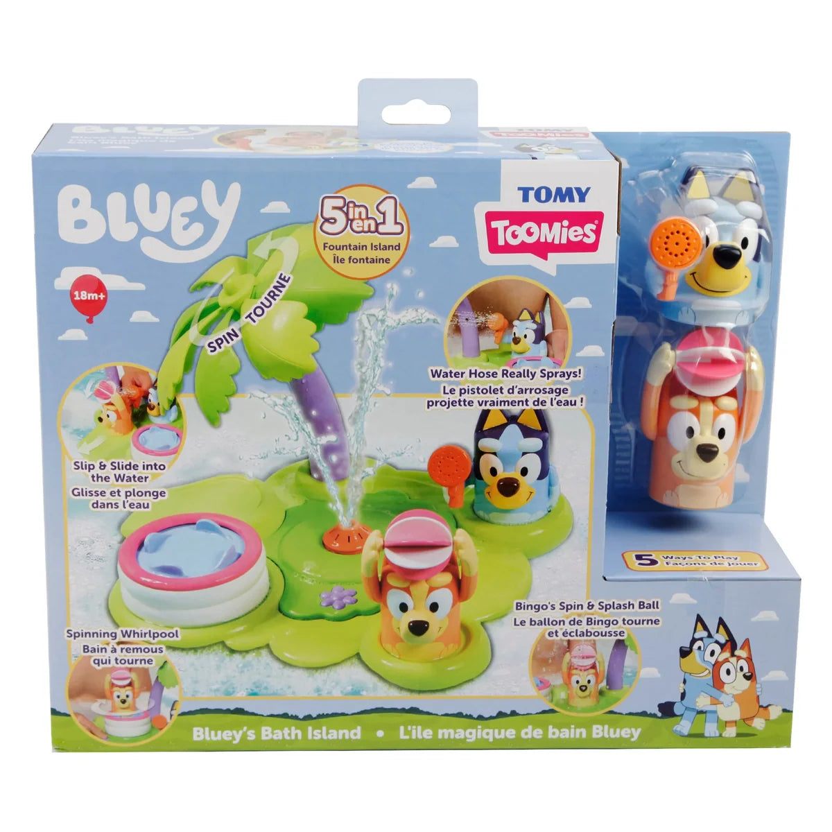 Bluey Bath Island Bath Playset