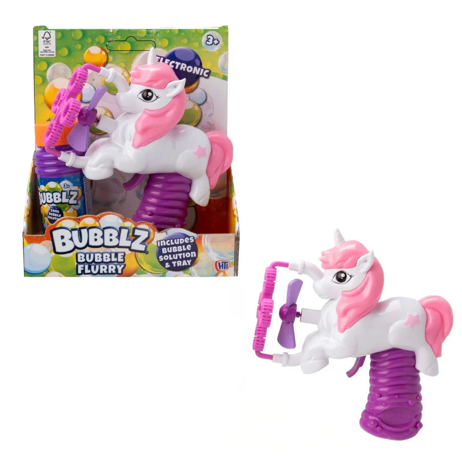 Bubblz Unicorn Bubble Flurry Bubble Maker