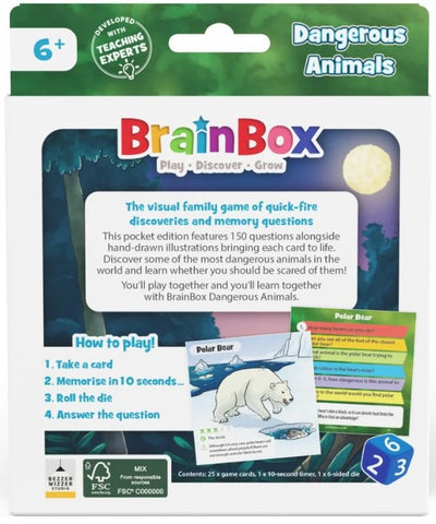 Brainbox Dangerous Animals Game