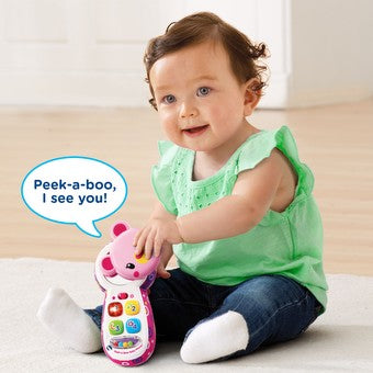 VTech Peek And Play Phone Pink