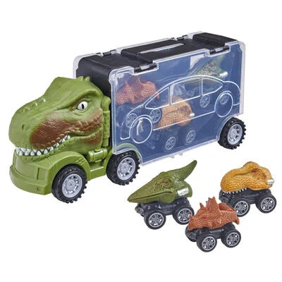 Dino World T Rex Dinosaur Transporter Truck