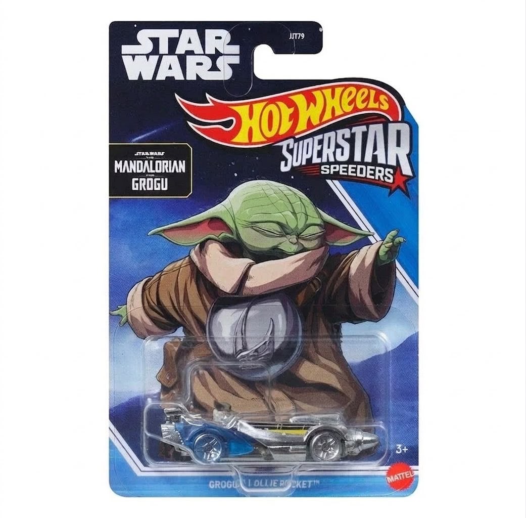 Star Wars Hot Wheels Superstar Speeders Die Cast Car Grogu