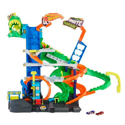 Hot Wheels City Ultimate T Rex Garage Playset