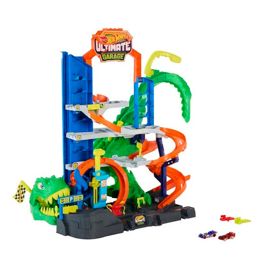 Hot Wheels City Ultimate T Rex Garage Playset