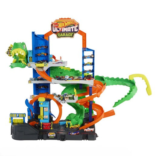 Hot Wheels City Ultimate T Rex Garage Playset