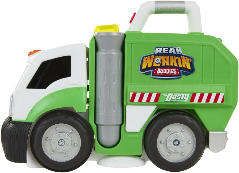 Real Workin' Buddies Mr Dusty Motorised Trash Truck
