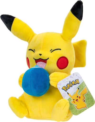 Pokemon 8" Pikachu Soft Toy With Oran Berry