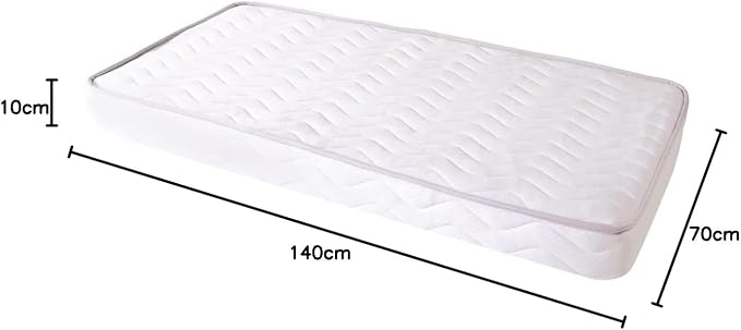 Tineo Climatise 70 x 140 x 10cm Air Conditioned Cot Bed Mattress