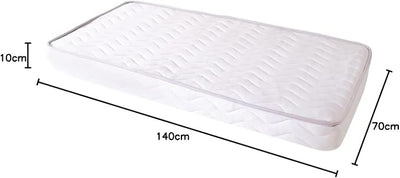 Tineo Climatise 70 x 140 x 10cm Air Conditioned Cot Bed Mattress